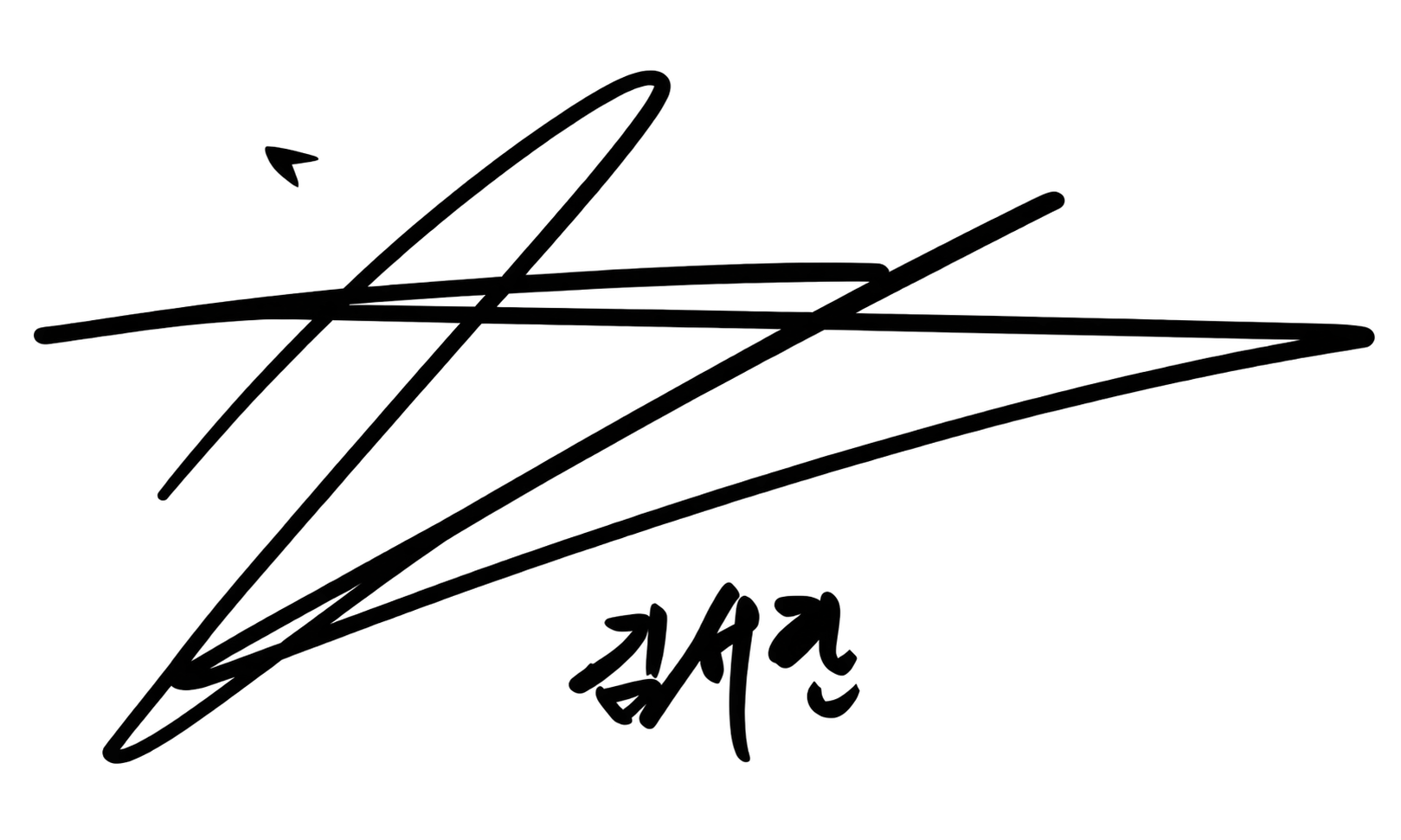 김서한 서명